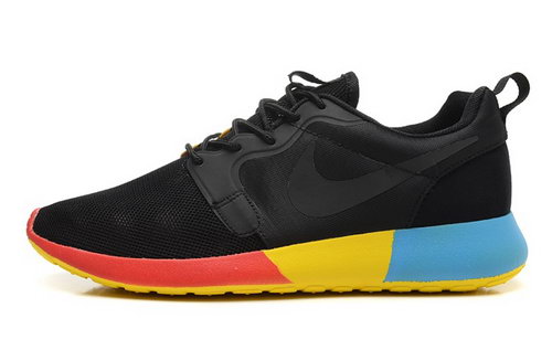 Nike Roshe Run Hyp Qs 3m Mens Shoes Black Orange Yellow Blue New Discount Code